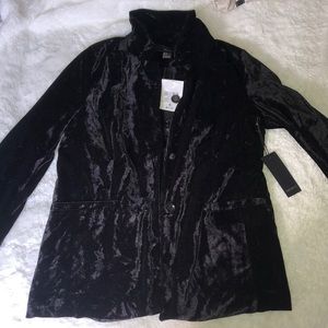 Black suede jacket never worn!